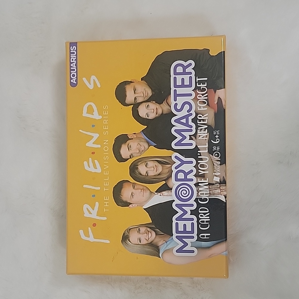 FRIENDS TV SERIES MEMORY MASTER CARD GAME COLLECTORS GAME